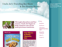 Tablet Screenshot of bee-show.com